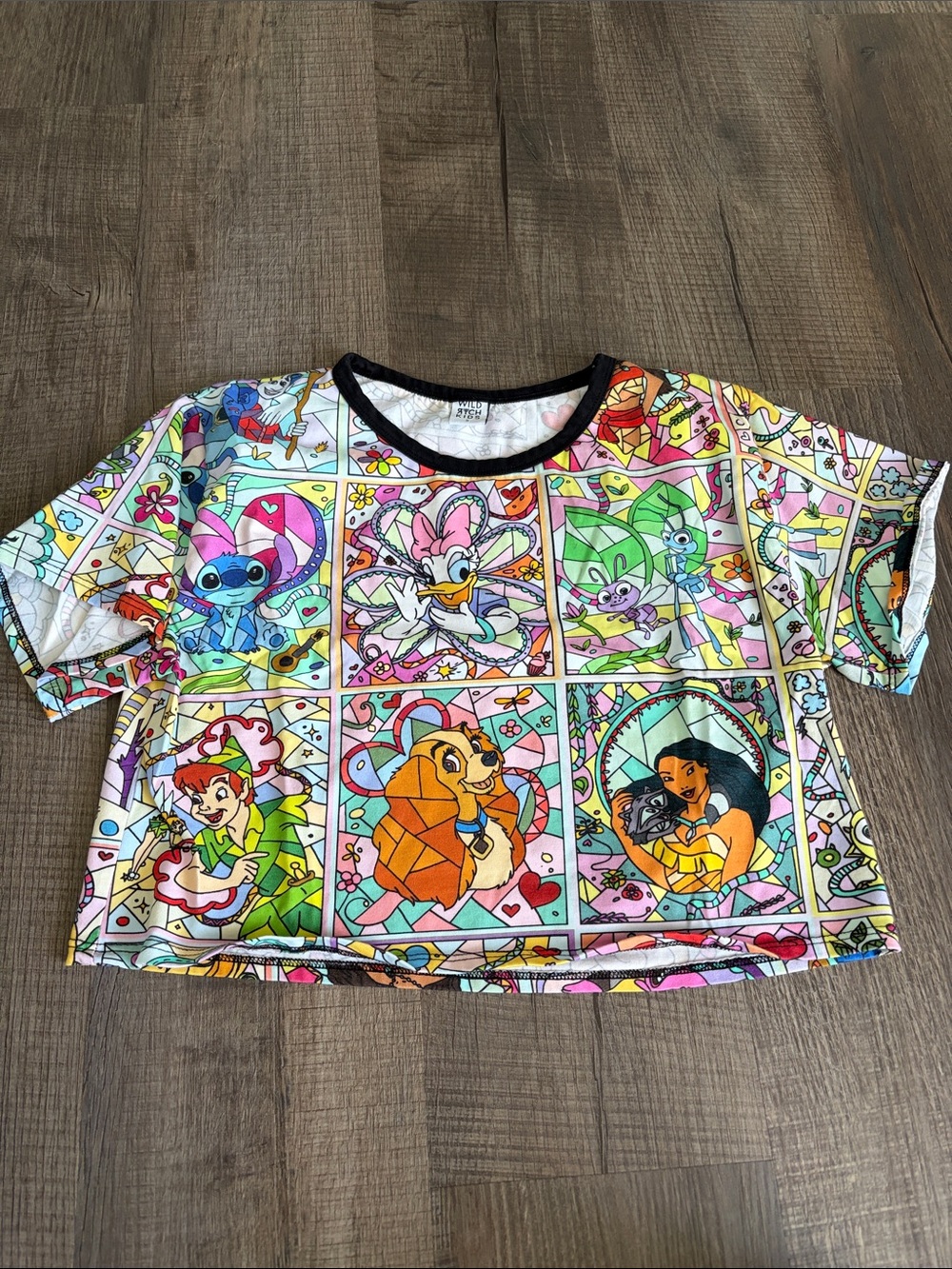 Women’s wild rich kids crop